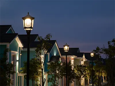 solar landscape light project menu