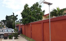 sresky solar Street light case Villa Courtyard