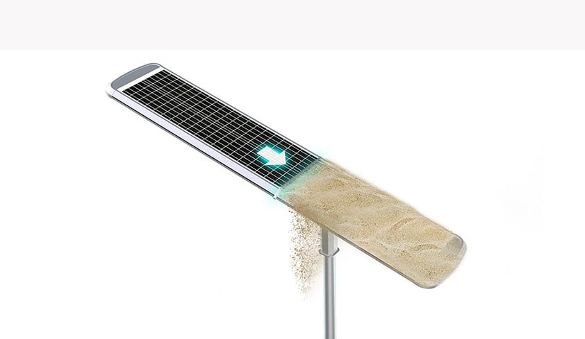 Thermos series solar street light Sweep dust