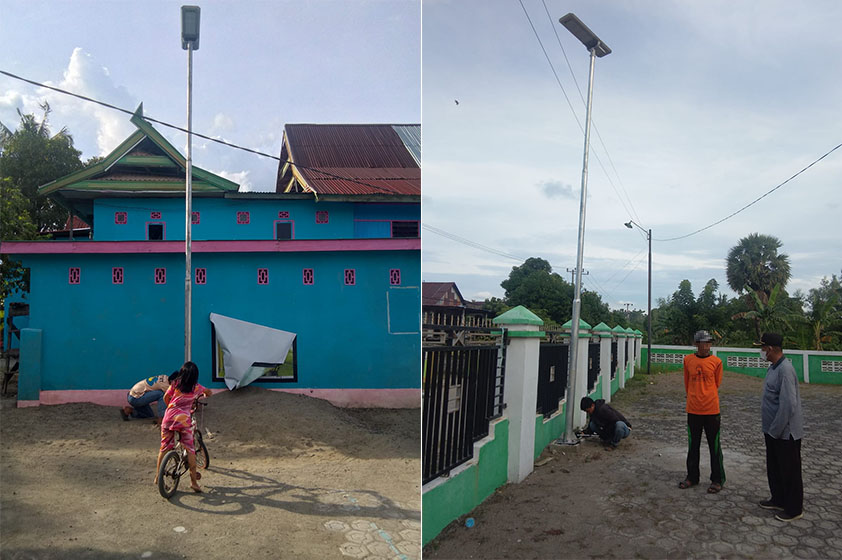 sresky Atlas солнечный уличный фонарь SSL 34 Индонезия 2