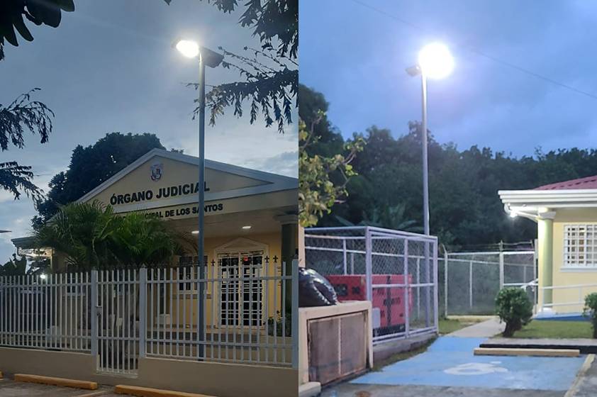sresky Basalt lampu jalan tenaga surya ssl94 Casing Panama 2