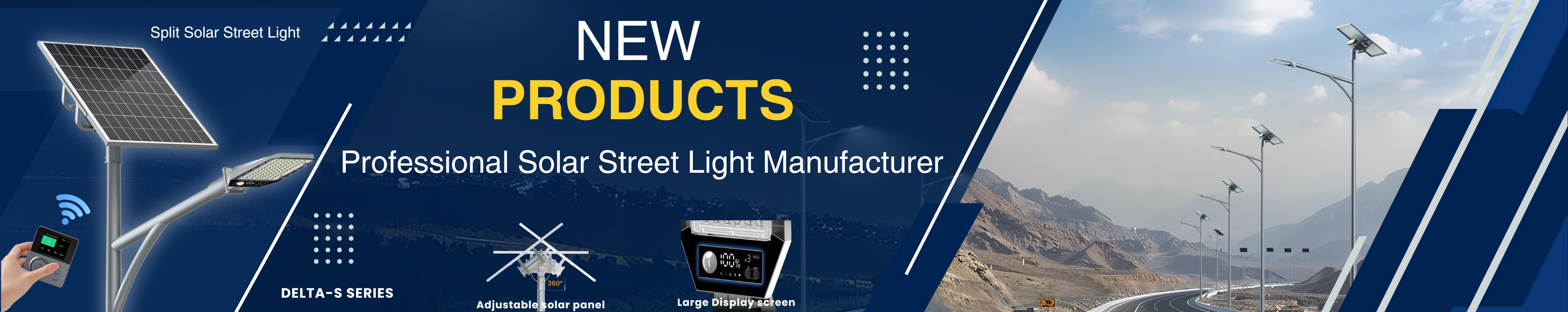 Sresky DeltaS split solar street light