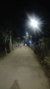 Solar Powered Street Light Project in Myanmar 1