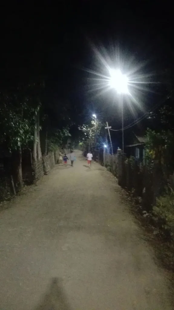 Solar Powered Street Light Project in Myanmar 1