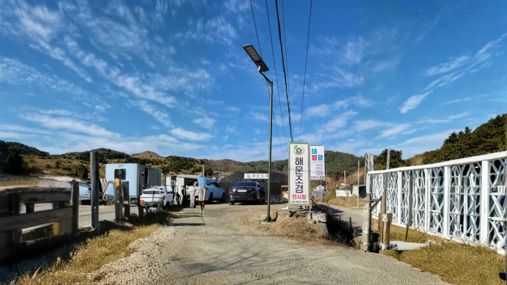 Solar Street Light Project in a Korea Landscape Showroom SSL 96 2