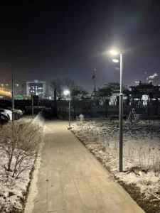 sresky Solar Street Lights in Mongolia 4
