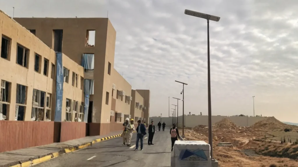 ATLAS Solar Street Light Project for Industrial Park in Saudi Arabia 2