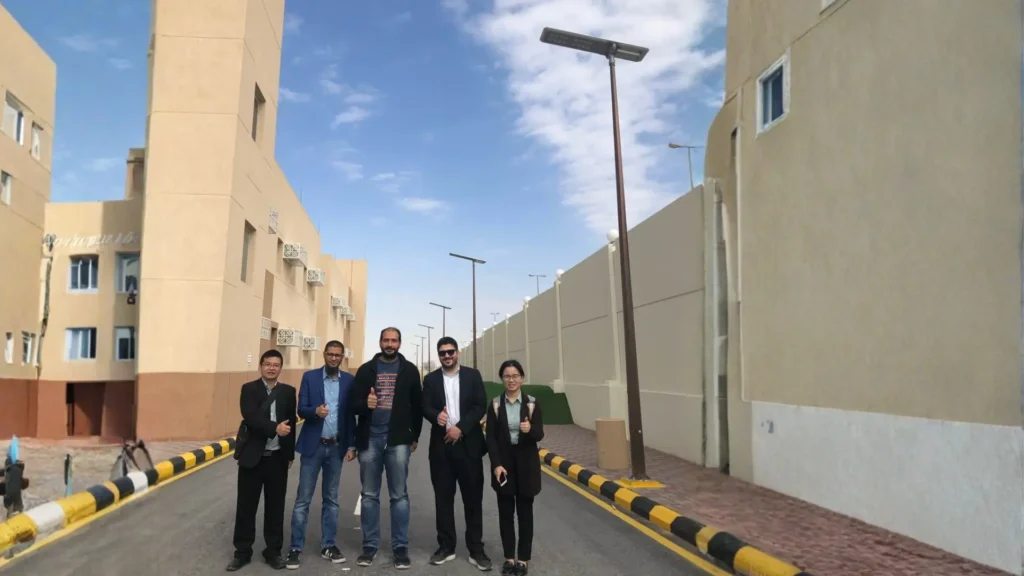 ATLAS Solar Street Light Project for Industrial Park in Saudi Arabia 3