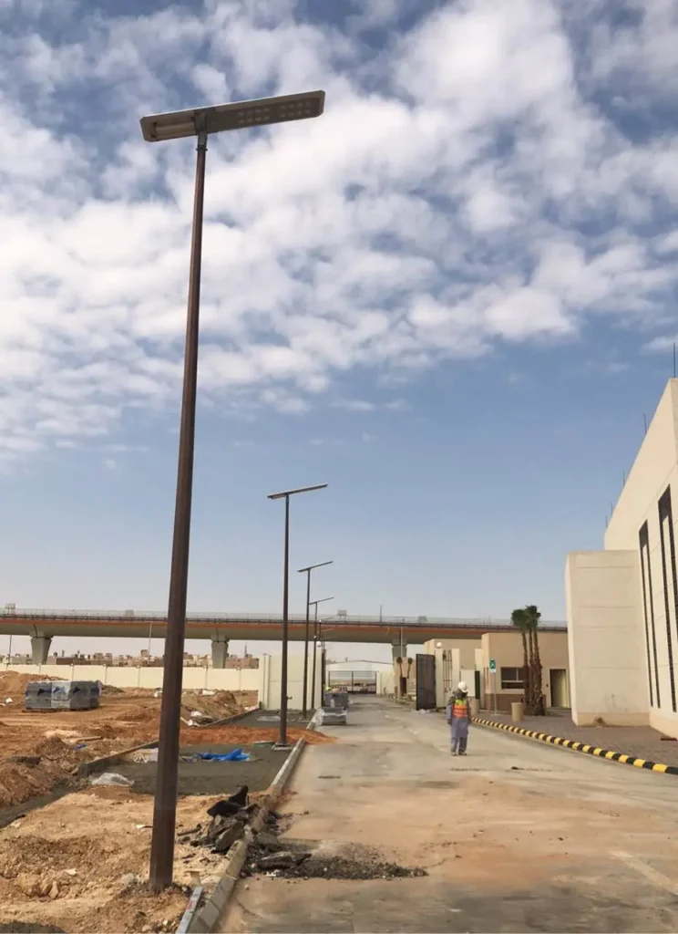 ATLAS Solar Street Light Project for Industrial Park in Saudi Arabia 4