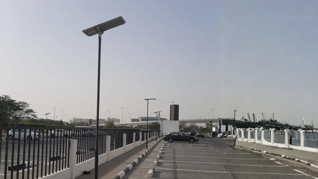 Solar Street Lighting Project for Parking Lots in Kuwait 1