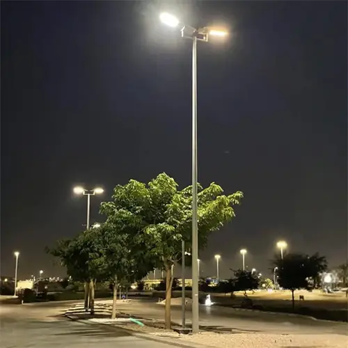 60W Sresky Atlas Solar Street Light Project for Road Lighting in Panama