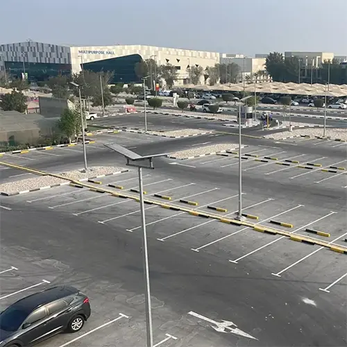 Case Study of Basalt Solar Street Lights in Qatar