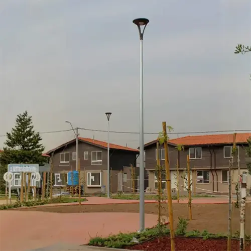 Solar Street Light Project For Residential Areas In Chile
