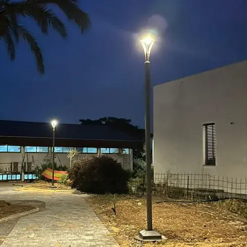 Solar Street Light Project For park pathway In South Korean