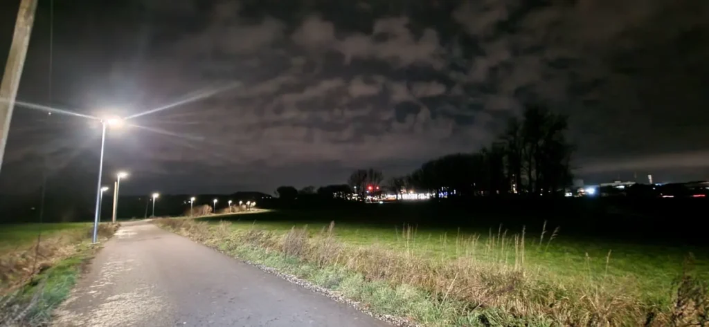 Solar Street Light Upgrade for Rural Roads in France 2