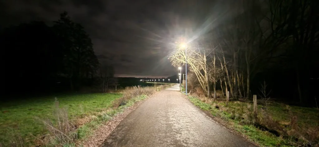 Solar Street Light Upgrade for Rural Roads in France 3