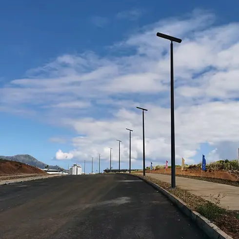 THERMOS Solar Street Lights for Mauritius Smart City