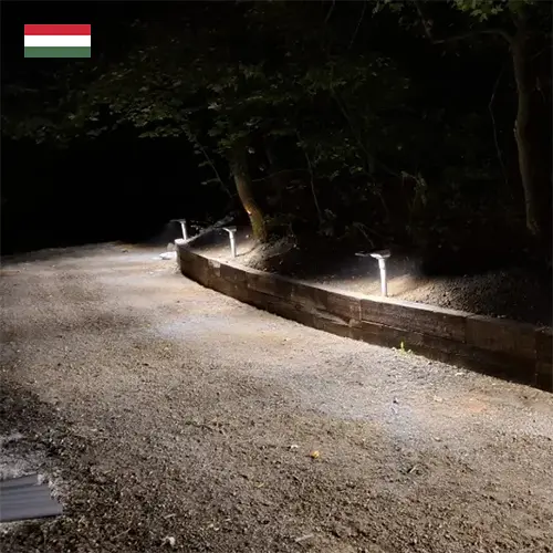 Alpha Solar Street Lights case in Hungary