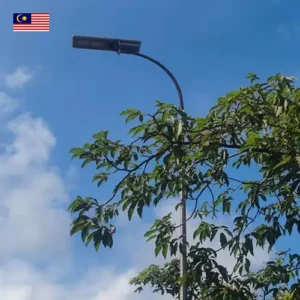 Casing Lampu Jalan Tenaga Surya Atlas Max di Malaysia