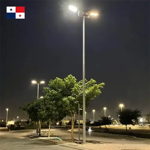 Atlas Max Solar Street Lights case in Panama