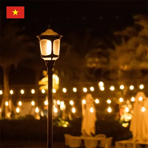 SLL 10M Solar Landscape Light case in Vietnam