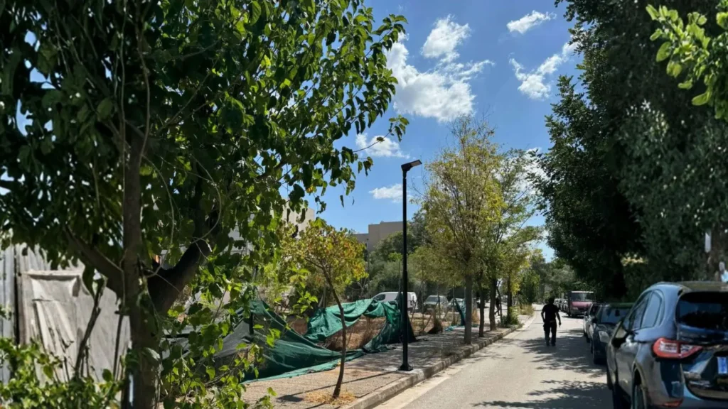 Urban Solar Street Lights Project for Narrow Streets in Greece 4