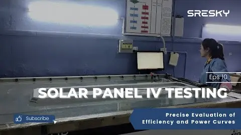 solar panel iv testing