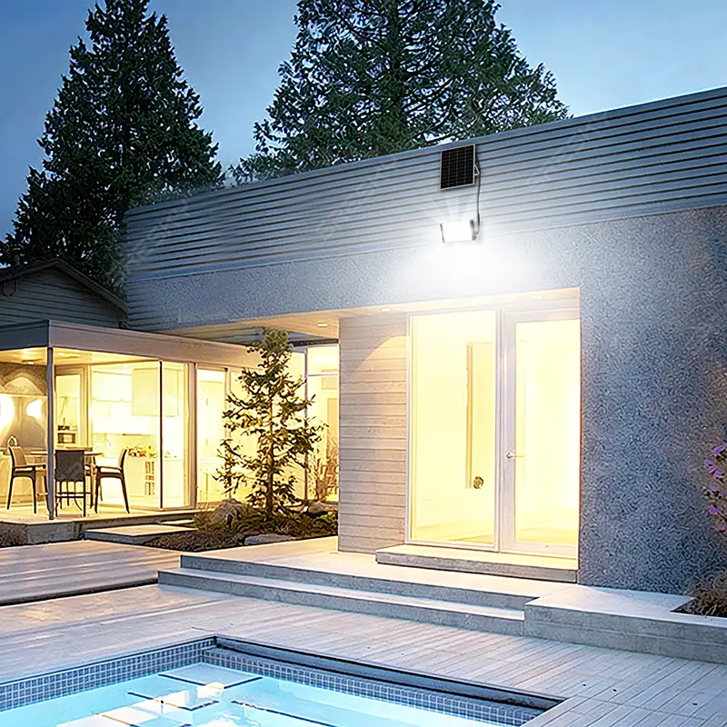Sresky SWL-64/66/68 floodlights are used for courtyard lighting