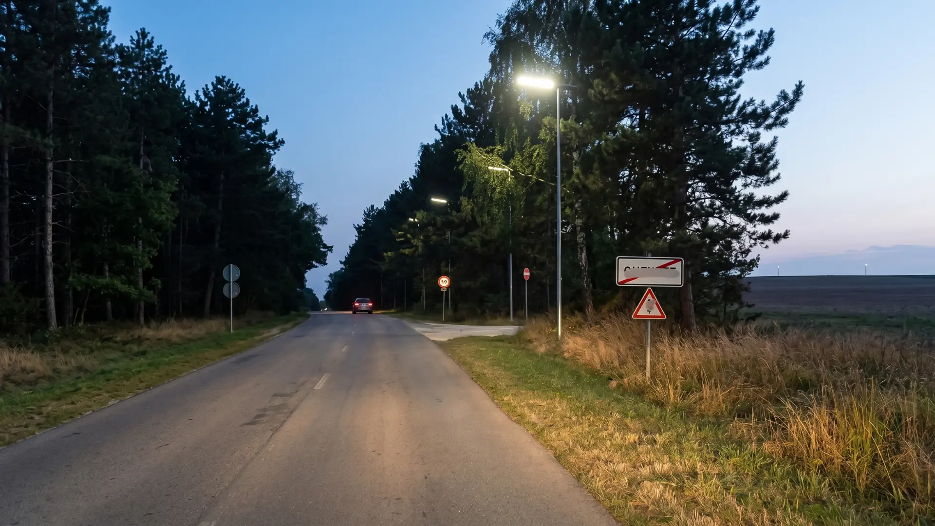 Solar Street Lights with Auto Cleaning for Roads in Hungary 3