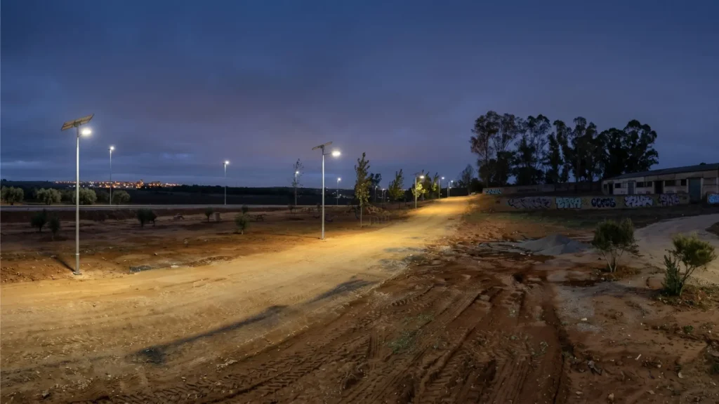 Case Study Solar Lighting Application on the AP 2 Highway Service Road in Spain 2