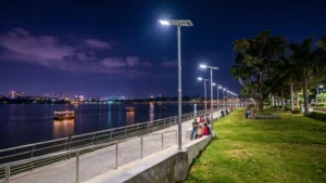 Kumaha Lampu Jalan Tenaga Surya Ngarengsekeun Tangtangan Lampu pikeun Jalan Setapak Tepi Laut Bangkok 2