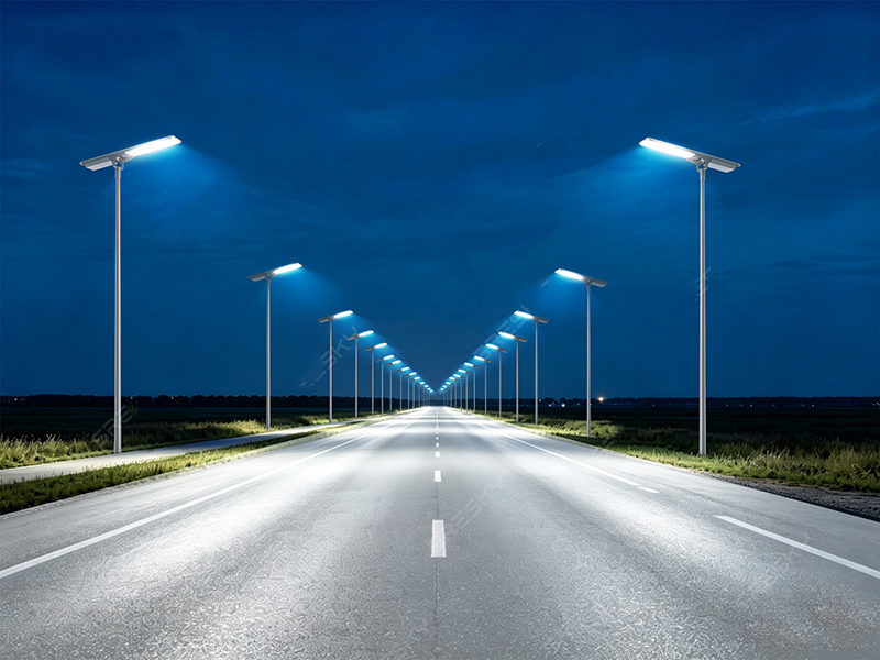 Sresky Atlas Series Integrated Solar Street Light Scene Graph 1
