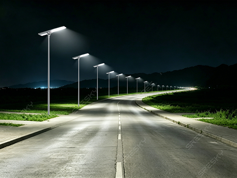 Sresky Atlas Series Integrated Solar Street Light Scene Graph 3