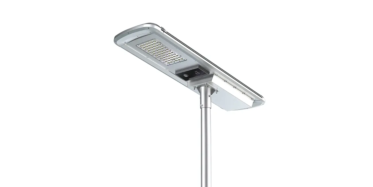 Solar Street Light Atlas SSL 715 White background