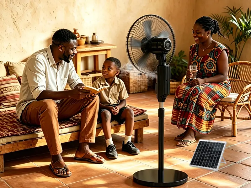 solar fan for living room