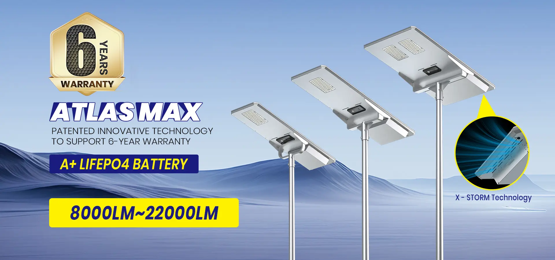Banner Atlas Max Series Solar Street Light
