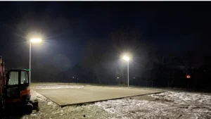 Solar Lighting for a Rural Sports Field in Hungary Overcoming the Challenges of Low Temperatures Unattended Operation and Sports Lighting Standards