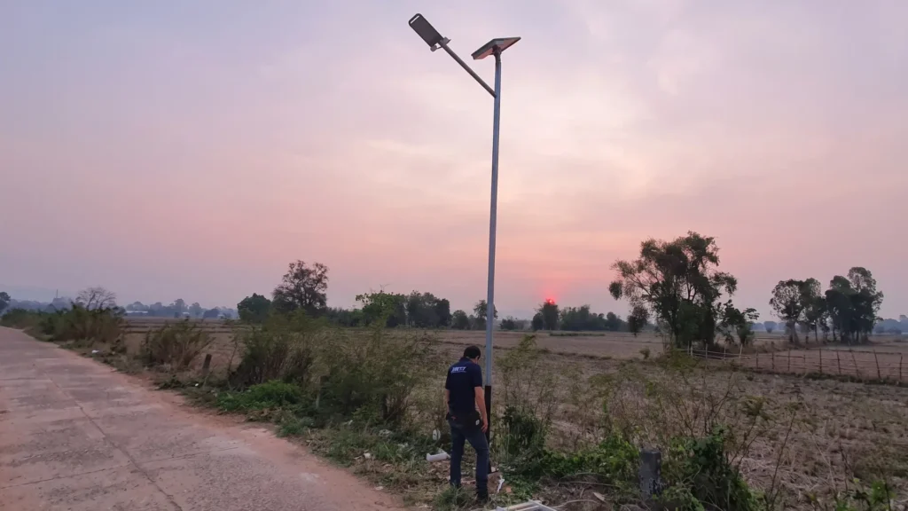 Thailand’s Agricultural Road Modular Solar Streetlight Project (5) Thailands Agricultural Road Modular Solar Streetlight Project 5