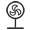 solar fan lcon