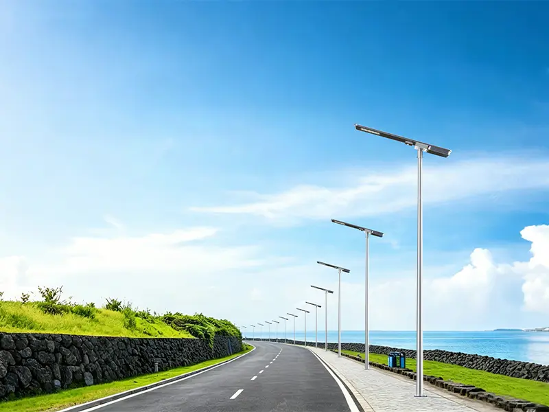 solar street light basalt for road lighting1