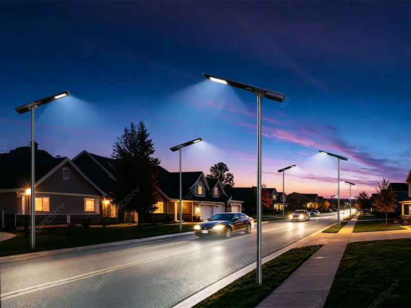 solar street light basalt for road lighting5