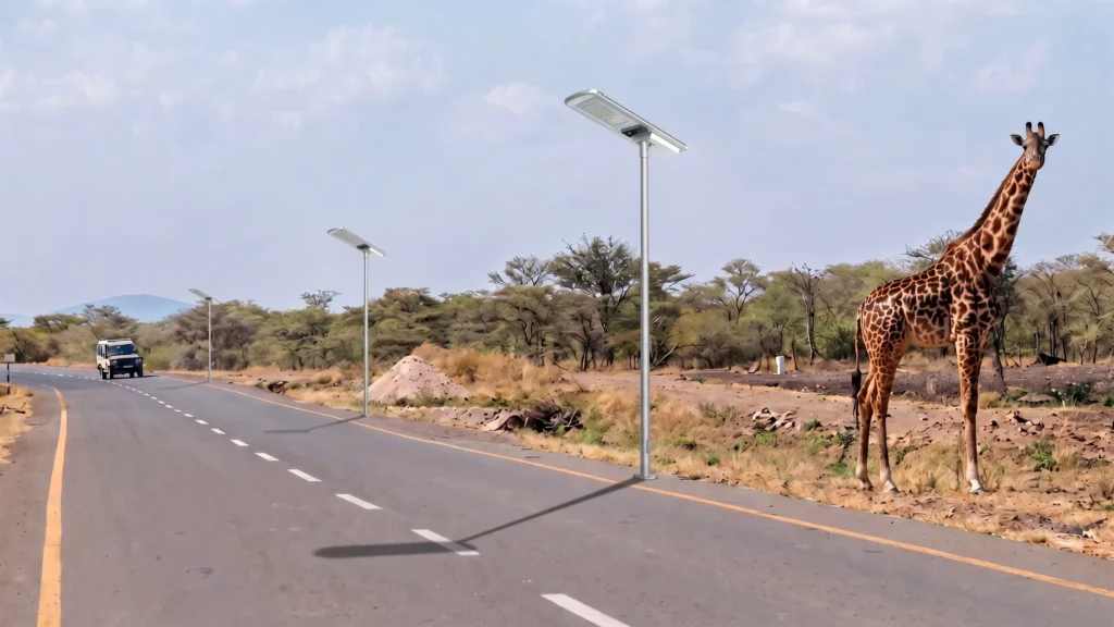 Project for 120 Sets of Solar Street Lights in Tanzanian Wildlife Reserves (2) Project for 120 Sets of Solar Street Lights in Tanzanian Wildlife Reserves 2
