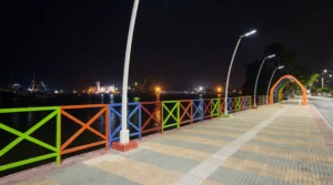 Colombia Waterfront Promenade Solar Streetlight Project 2