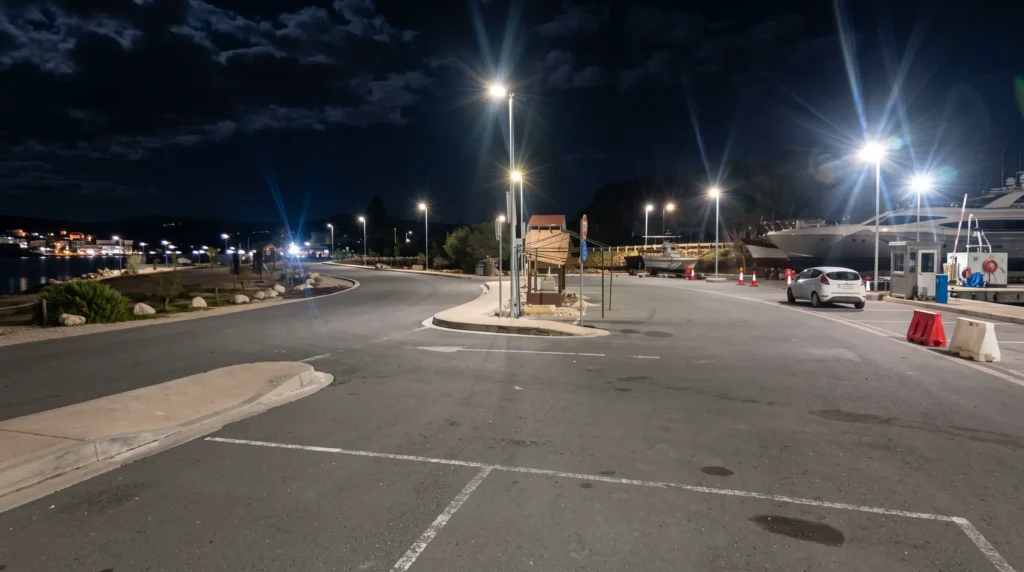 Project for 80 Sresky Solar Street Lights in a Cyprus Marina 2