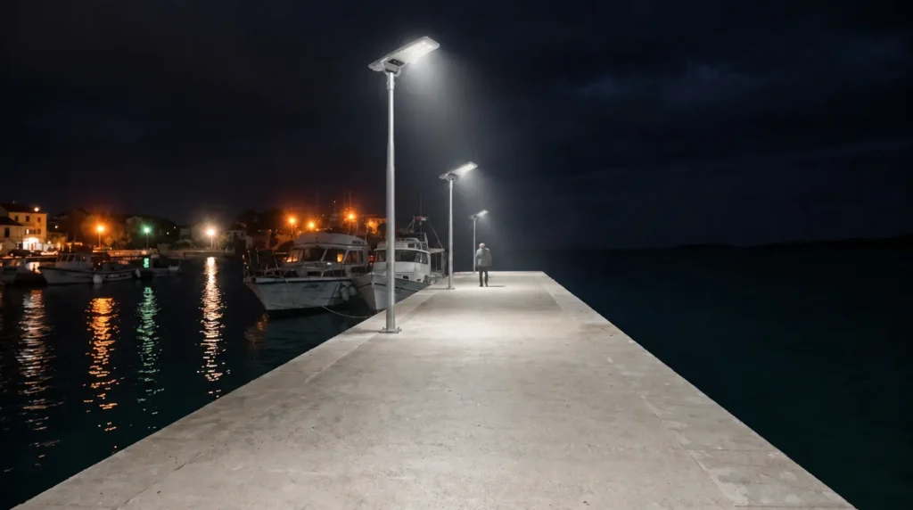 Solar Streetlight Project for a Croatian Waterfront Promenade 1